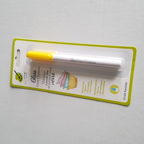 Glass Paint Fineliner Marker 3ml (Yellow) - Picture 2 of 9